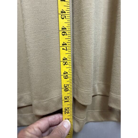 Maggie Barnes Women’s Plus Sz 3X Midi Dress Tan Beige Minimalist Modest - Picture 13 of 13